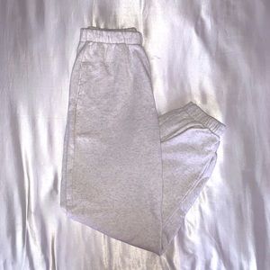 Brandy Melville white sweatpants